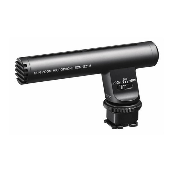 Sony ECMGZ1M Gun Zoom Microphone (Black)