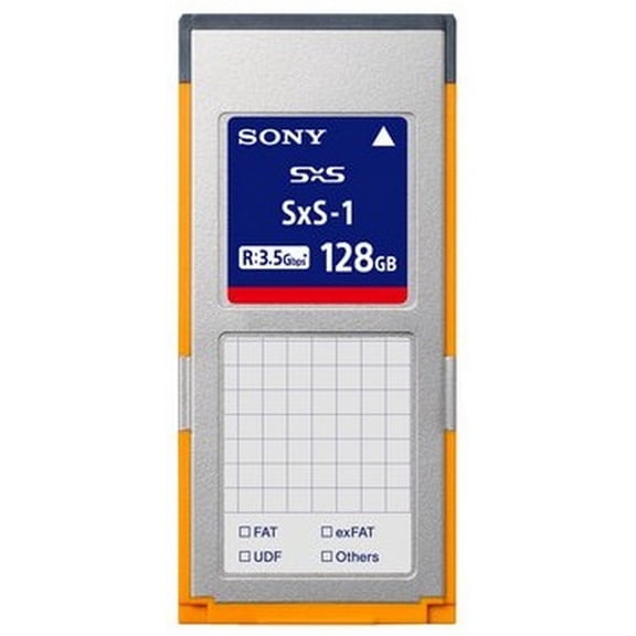 Sony Pro SBS128G1C Sony Sxs-1 G1 Memory Card 128gb Read 440mb/s Write 100mb/s