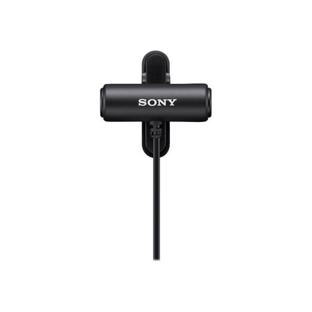 Sony Pro Wired Electret Condenser Microphone, Black