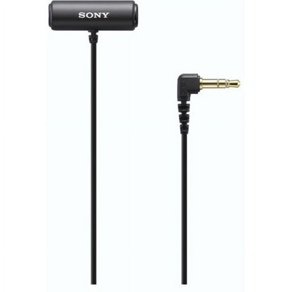 Sony Pro Wired Electret Condenser Microphone, Black