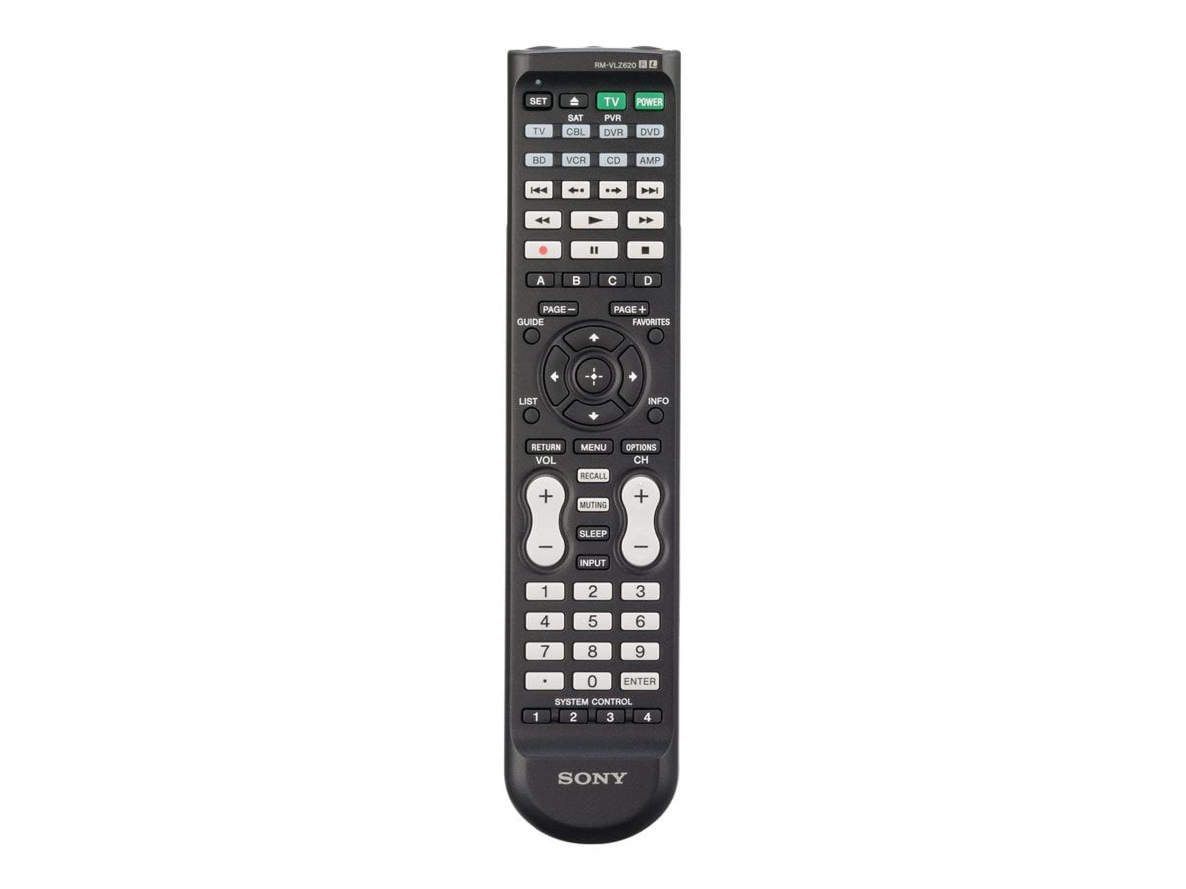 Sony RMVLZ620 Universal remote control for XBR55HX950