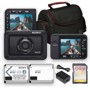 Sony RX0 II Premium Compact Camera | 15.3MP 1" Sensor, ZEISS Lens, 4K, Flip Screen