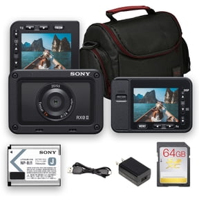 Sony RX0 II Premium Compact Camera | 15.3MP 1" Sensor, ZEISS Lens, 4K, Flip Screen