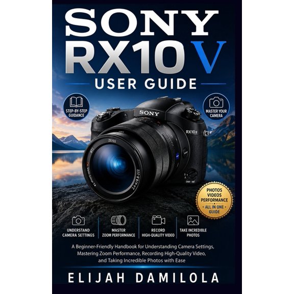 Sony RX10 V User Guide: A Beginner-Friendly Handbook for Understanding Camera Settings, Mastering Zoom Performance, Reco, (Paperback)