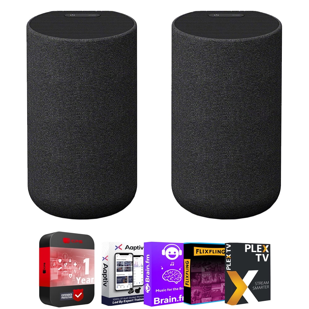 Sony SA-RS5 Wireless Rear Speakers with Built-in Battery for  HT-A7000/HT-A5000 Bundle with Tech Smart USA Audio Entertainment Essentials  Bundle + 1