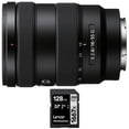 thumbnail image 1 of Sony SEL1655G E 16-55mm F2.8 G Lens Bundle with Lexar Professional SDHC / SDXC 1667x UHS-II 128GB Memory Card, 1 of 9