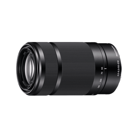 Sony - 55-210mm f/4.5-6.3 Telephoto Lens for Most Alpha E-Mount Cameras - Black