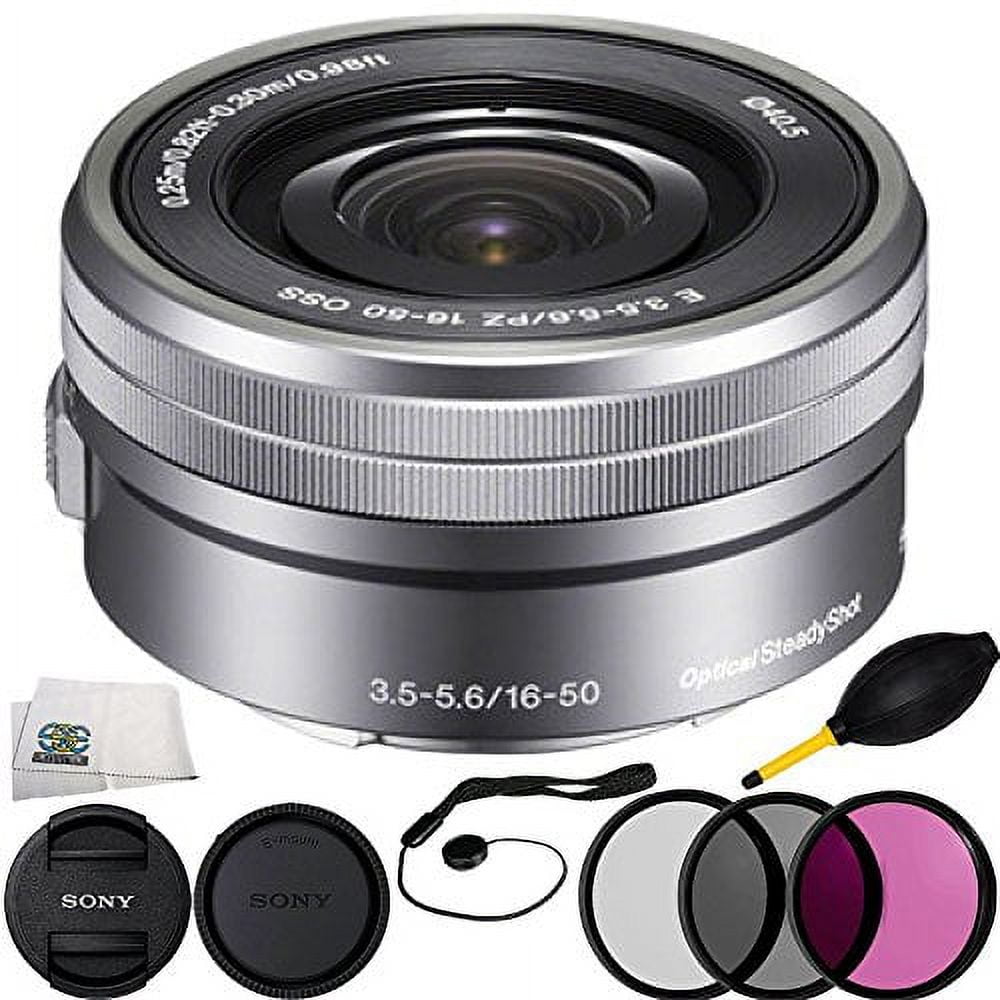 Sony SELP1650 16-50mm Power Zoom Lens (Silver, White Box