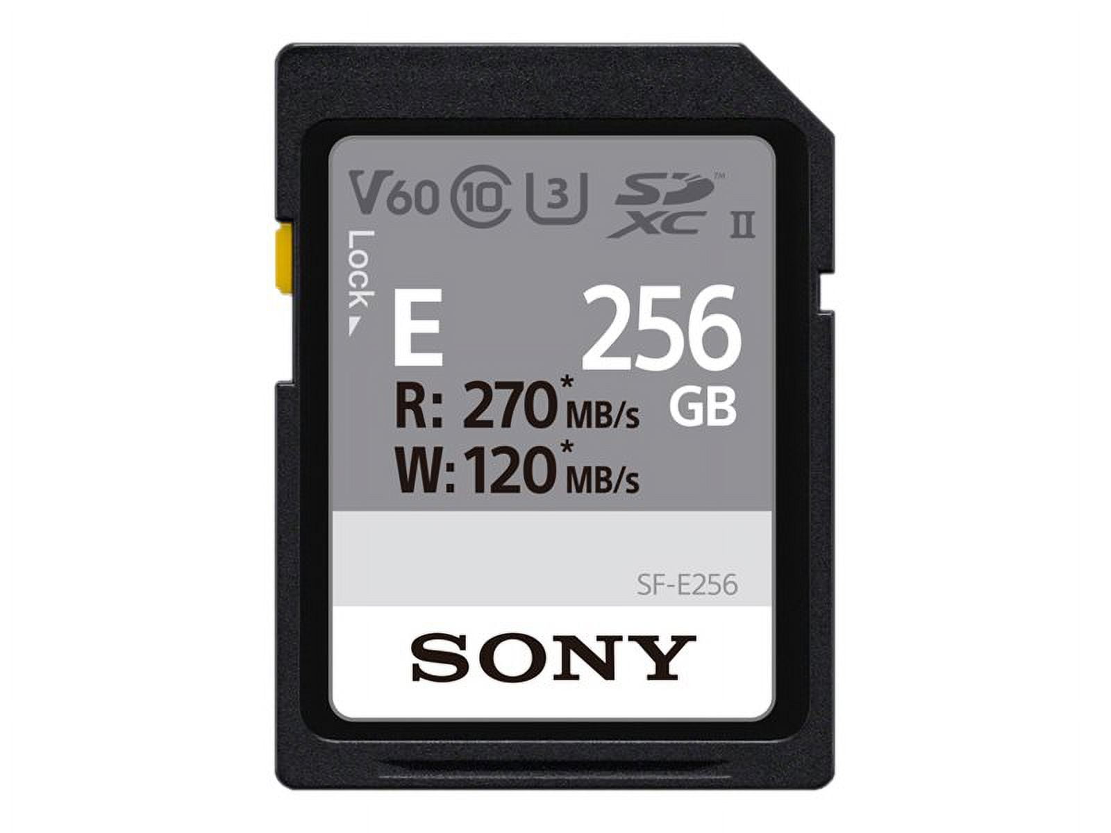 Sony SF-E Series SF-E256 - Flash memory card - 256 GB - UHS-II U3 / Class10 - SDXC UHS-II