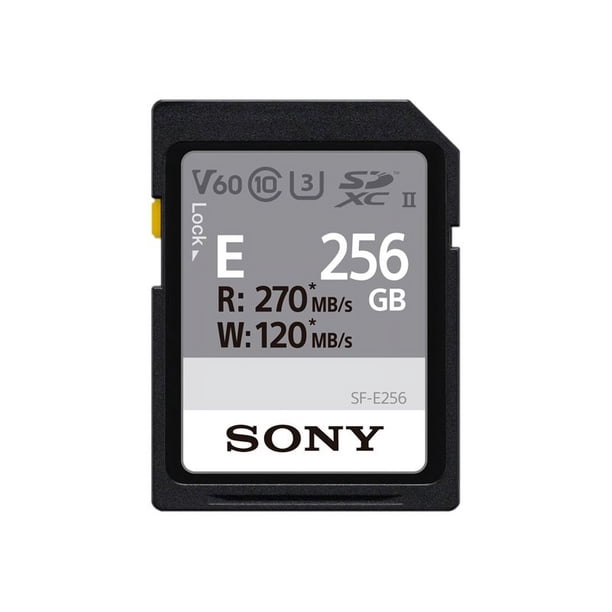 SONY　SF-E256 [256GB] Sony SF-E Series SF-E256 - Flash memory card - 256 GB - UHS-II U3