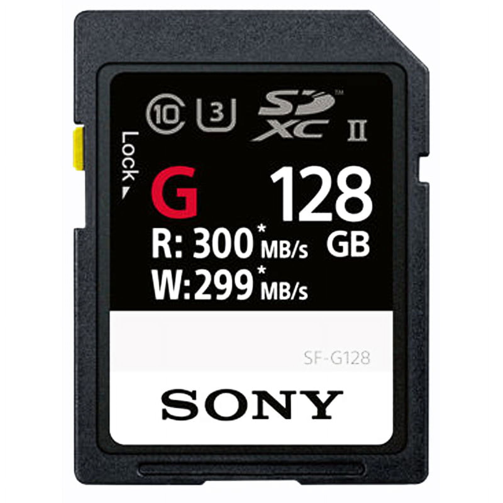 Sony SF-G Series SF-G128 Flash memory card 128 GB UHS-II U3 /Class10 SDXC UHS-II