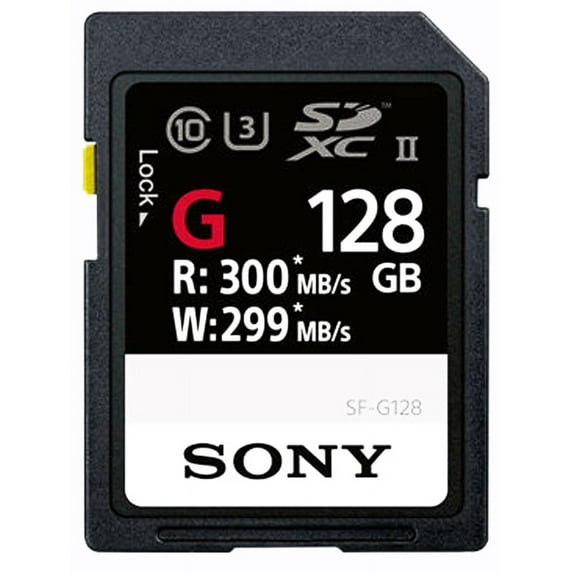 Sony SF-G Series SF-G128 Flash memory card 128 GB UHS-II U3 /Class10 SDXC UHS-II