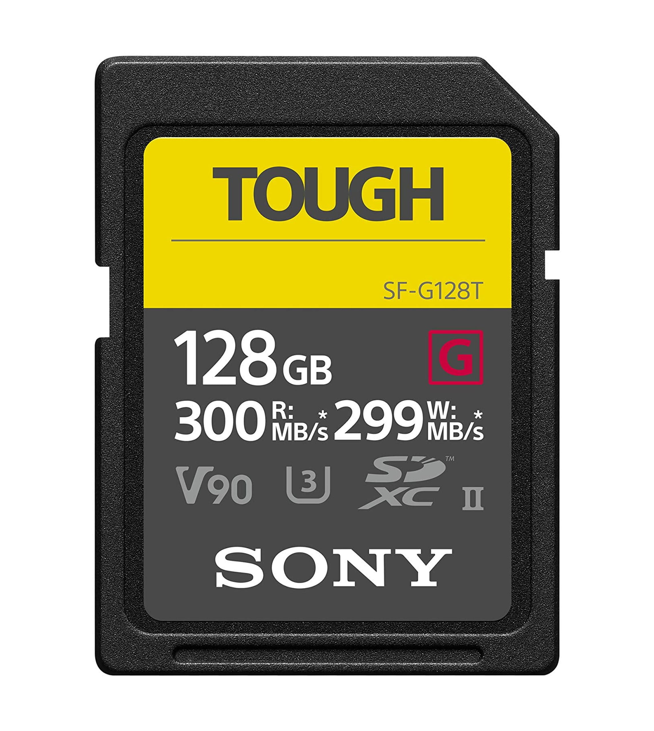 Sony SF-G Tough Series 128GB UHS-II SDXC Memory Card( (Sold without manufacturer warranty)