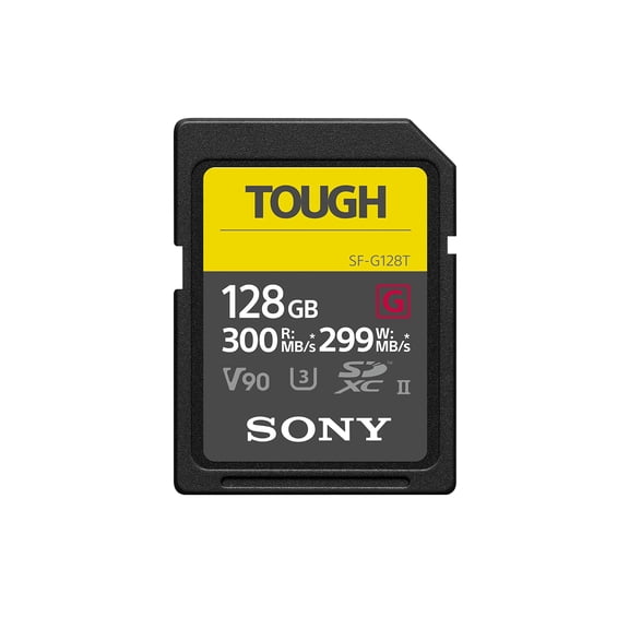Sony SF-G Tough Series 128GB UHS-II SDXC Memory Card( (Sold without manufacturer warranty)