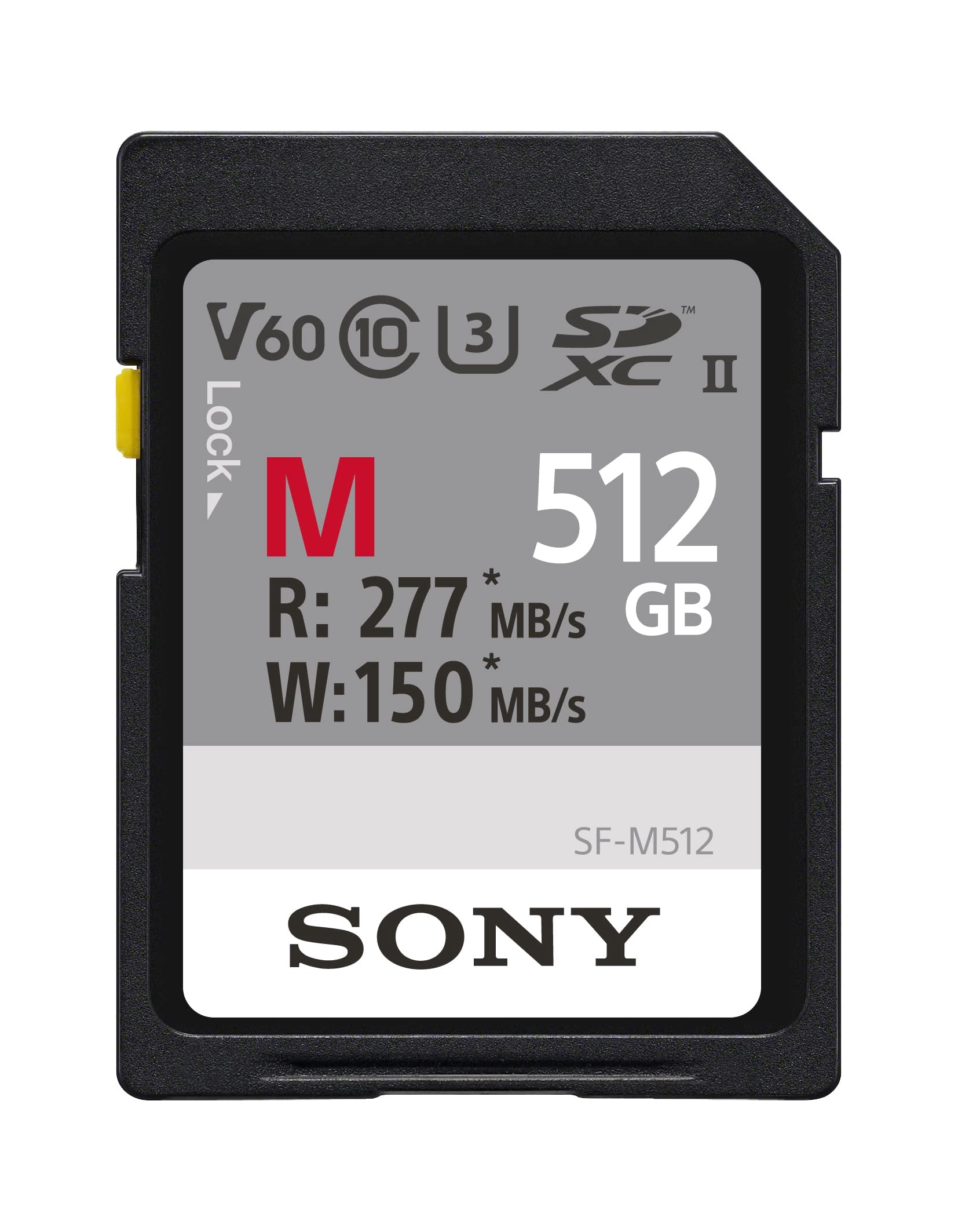 デジタルカメラ SONY TOUGH SDXC UHS-II 512GB SF-M512T Sony 512 GB TOUGH M Series UHS-II SDXC Memory Card - Walmart.com