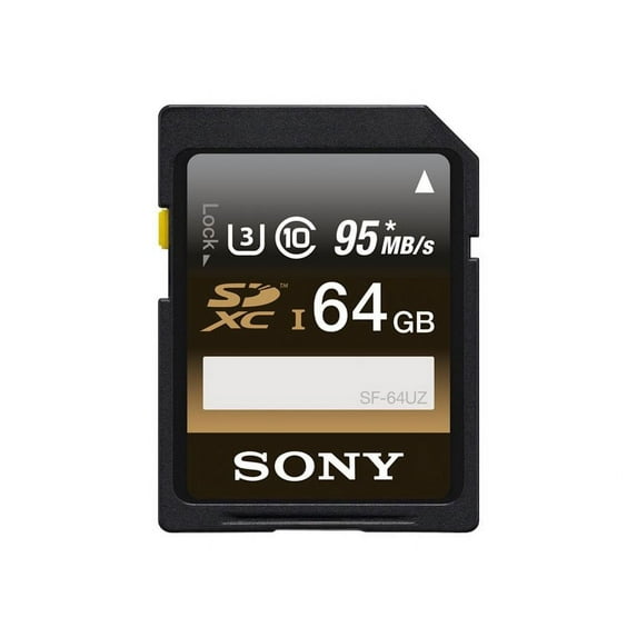 Sony SF-UZ Series SF-64UZ - Flash memory card - 64 GB - UHS Class 3 / Class10 - SDXC UHS-I