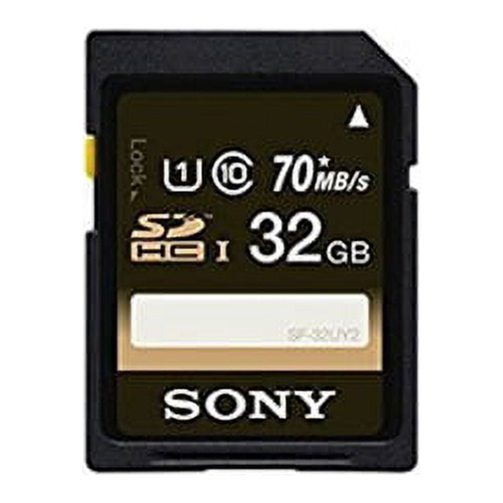 Sony SF32UY2/TQ - 32GB SDHC Class 10 UHS-1, R70 Memory Card