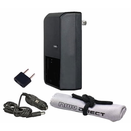 Sony SLT-A77 Off Camera 'Intelligent' AC & DC Rapid Charger + Nwv Direct Microfiber Cleaning Cloth.