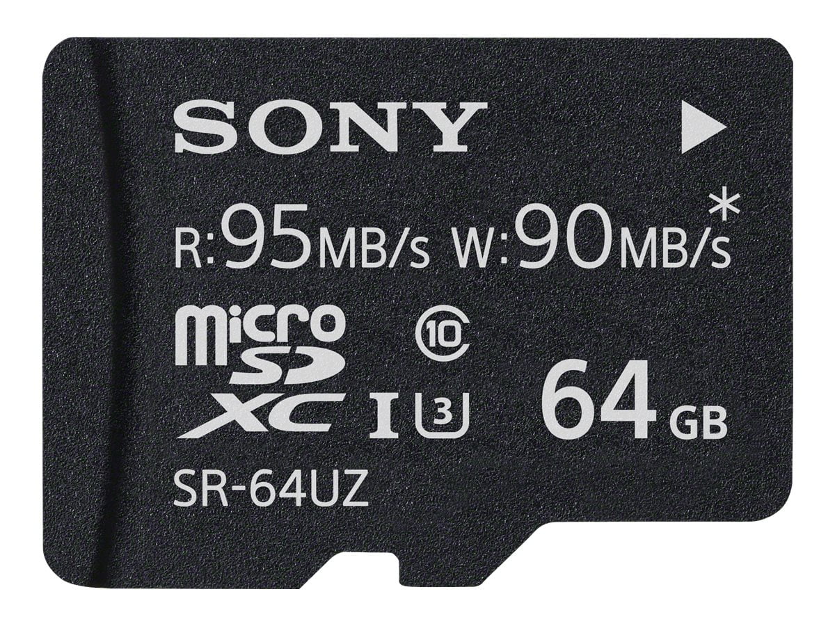 64GB UZA-Series UHS-I microSDXC Memory Card (U3)