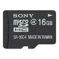 thumbnail image 1 of Sony SR16A4 - Flash memory card (microSDHC to SD adapter included) - 16 GB - Class 4 - microSDHC - for Action Cam-HDR-AS10, AS15; Cyber-shot DSC-HX10, HX200; Handycam HDR-CX740; XPERIA ZR, 1 of 4
