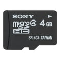 thumbnail image 1 of Sony SR4A4/TQMN 4 GB Class 4 microSDHC, 1 of 1