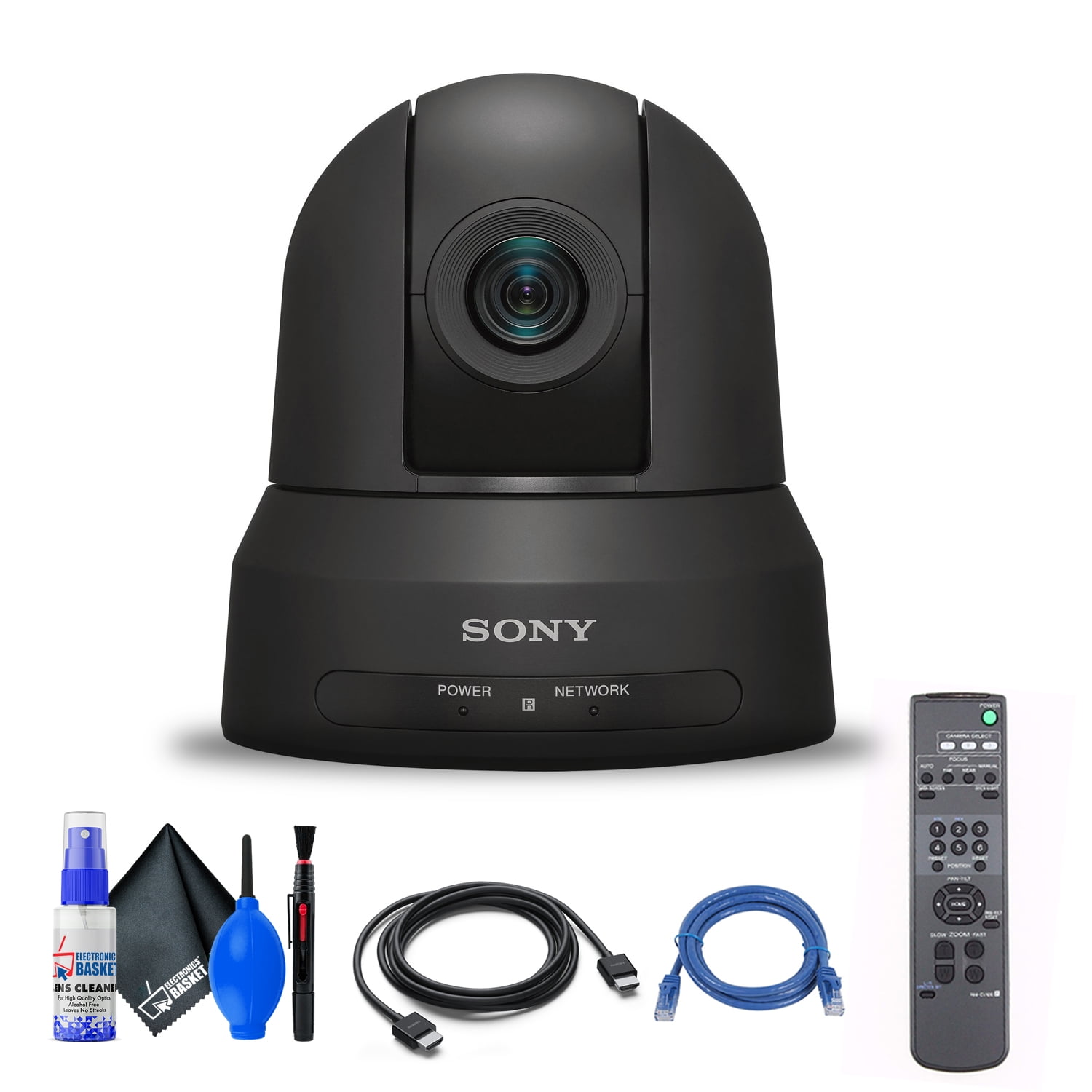 Sony SRGX400 1080p PTZ Camera with HDMI, IP & 3GSDI Output (Black