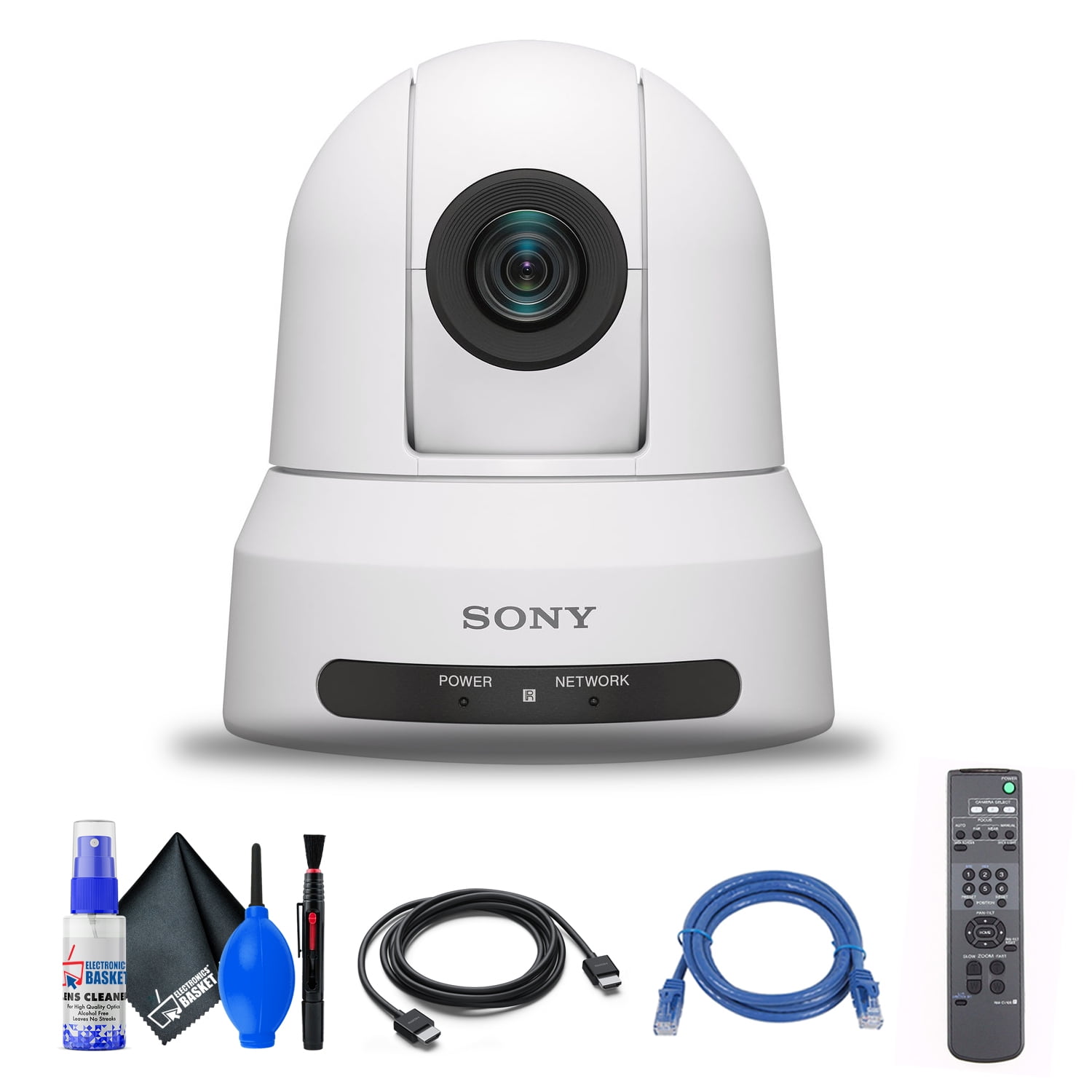 Sony SRGX400 1080p PTZ Camera with HDMI, IP & 3GSDI Output (White