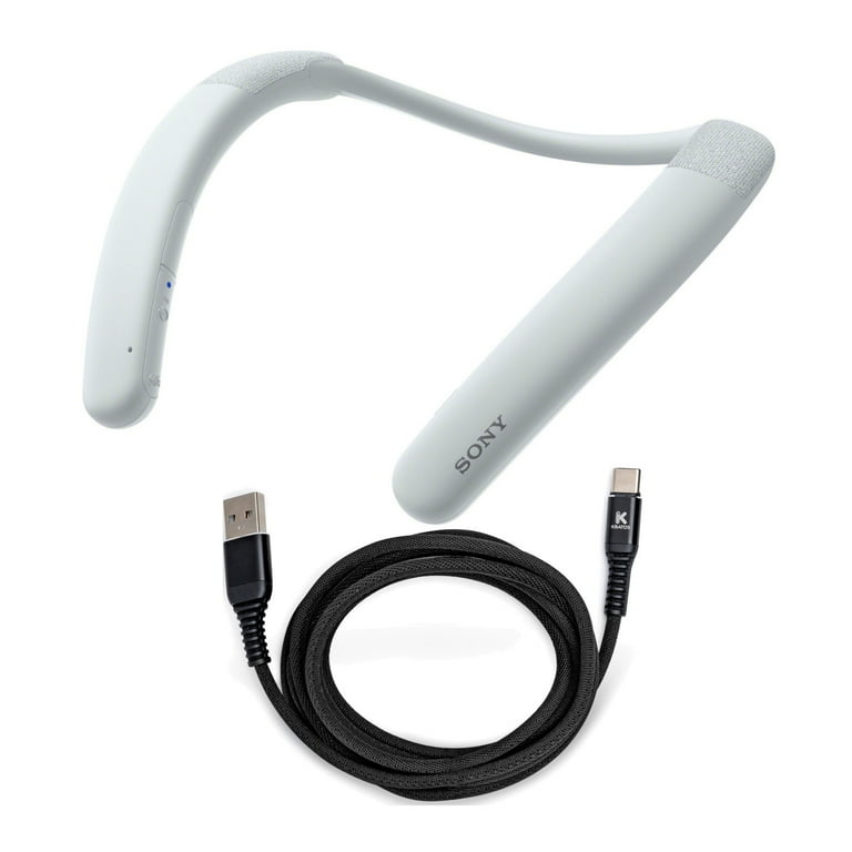 Sony SRS-NB10/H Neckband Speaker (White) with 6-Feet USB-C Cable Bundle Sony SRS-NB10/H Neckband Speaker (White) with 6-Feet USB-C Cable Bundle