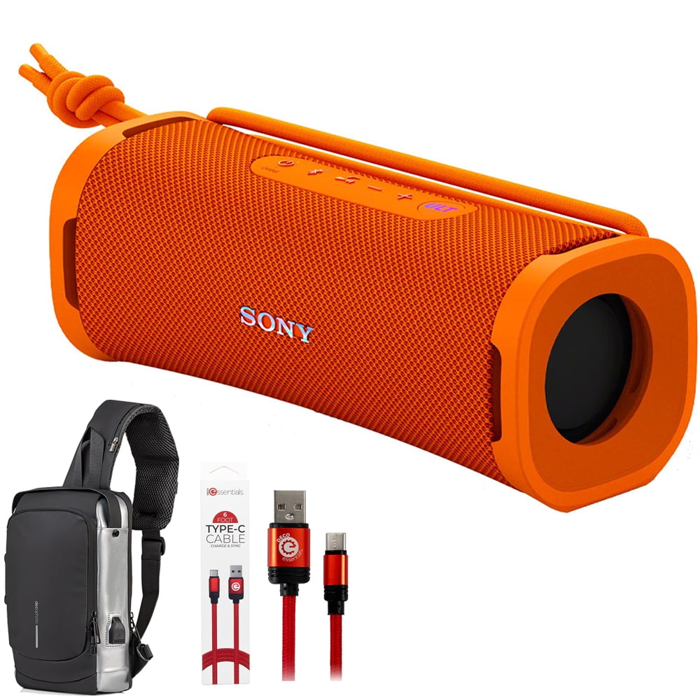 Sony (SRSULT10D) EXTRA BASS Portable Bluetooth Speaker (2024), Orange
