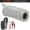 thumbnail image 1 of Sony (SRS-ULT10W) EXTRA BASS Portable Bluetooth Speaker (2024), White Bundle with Deco Sling Backpack, Anti-Theft Combo Zipper Lock, 6FT Braided Type-C Charge & USB Cable| Official Sony USA Dealer, 1 of 10