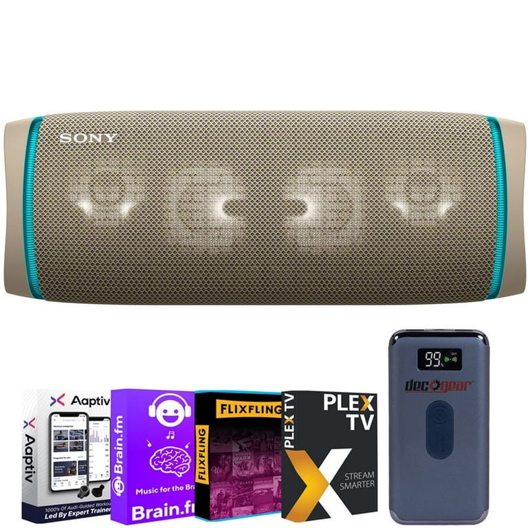 Sony SRS-XB43 EXTRA BASS Portable Bluetooth Speaker (Taupe