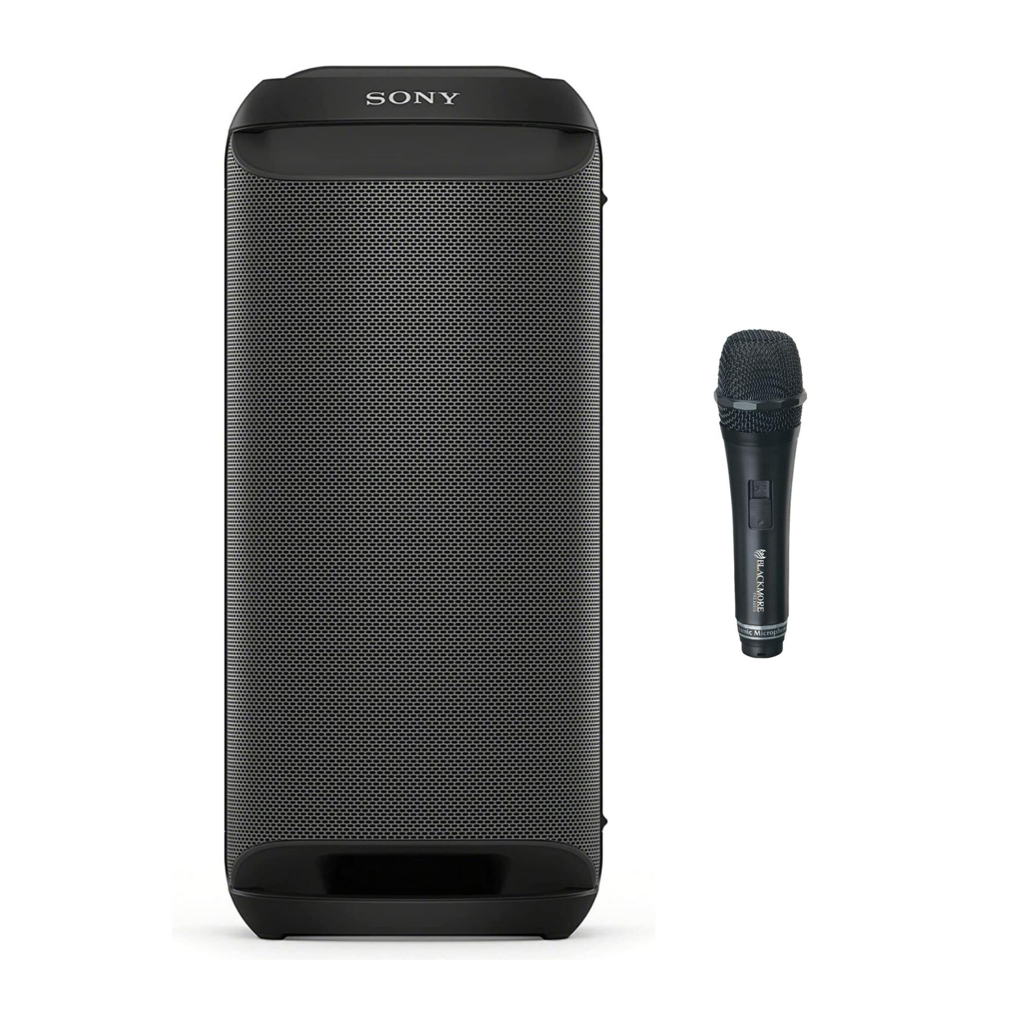 Sony SRSXV800 XSeries Wireless Portable Bluetooth Speaker, Big Stereo Sound, Waterproof, Bass, Bundle (Black)  (图1)