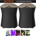 thumbnail image 1 of Sony SRSRA5000 360 Reality Audio Premium Wireless Bluetooth Speaker 2 Pack Bundle with Tech Smart USA Audio Entertainment Essentials Bundle 2020 and 2x 1 Year Extended Protection Plan, 1 of 11
