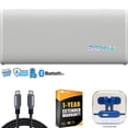 thumbnail image 1 of Sony SRSULT30/W ULT Field 3 Wireless Portable Bluetooth Speaker, Off-White Bundle with 1 YR CPS Extended Warranty, Mizco Travelocity In-Ear Headphone & Deco Essentials Braided USB-C to USB-C Cable, 1 of 11