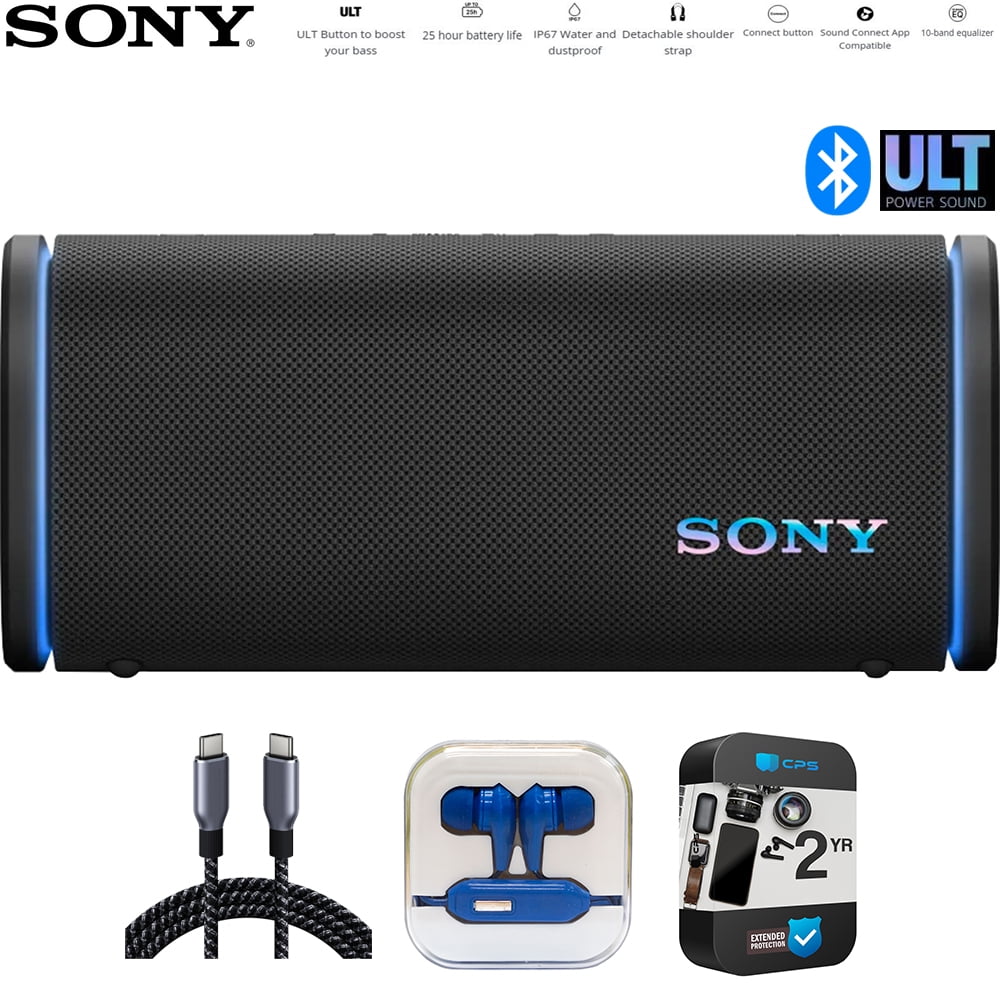 ＳＯＮＹ ULT FIELD 5　SRS-ULT50 B Sony ULT FIELD 5 Wireless Speaker Black SRSULT50/B - Best Buy