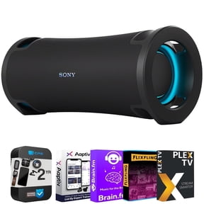 Sony SRSULT70 X-Series Strong Bass Lightweight Waterproof BT Speaker, 2024 Bundle with Tech Smart USA Audio Entertainment Essentials Bundle + 2 Year CPS Enhanced Protection Pack