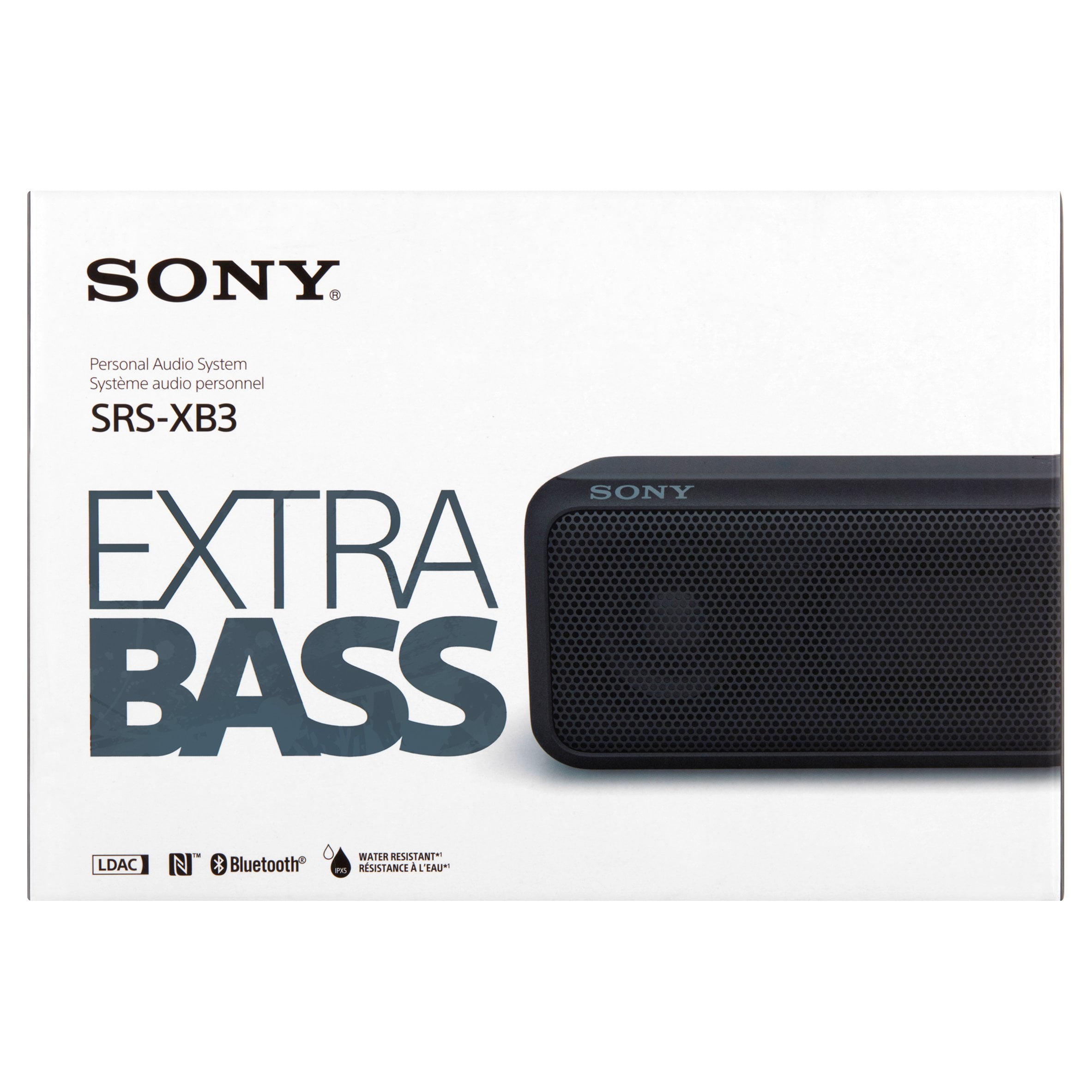 Sony - SRSXB3/BLK - Sony SRS-XB3 2.0 Speaker System - Portable - Battery Rechargeable - Wireless Speaker(s) - Black - 20