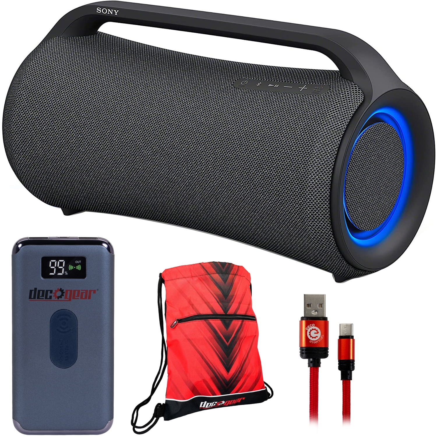 Buy Sony X-Series SRSXG500B, Portable Wireless Bluetooth Speaker, Black