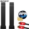 thumbnail image 1 of Sony SS-CS3M2 3-way 4-driver Hi-res Floorstanding Speaker, Black (Pair) 2025 Bundle with Deco Essentials 100ft Speaker Wire, 5-Pair Banana plugs and Deco Gear HDMI Cable, 1 of 12