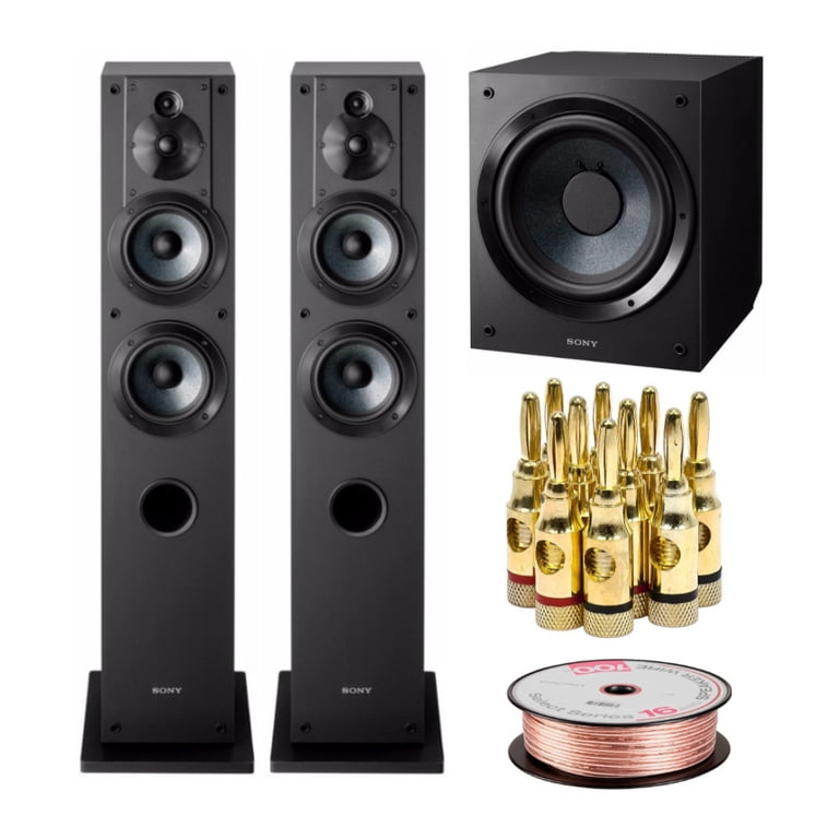 SONY SS-CS3 (2台セット) Sony SSCS3 Stereo Floor-Standing Speaker Black (2-Pack) with
