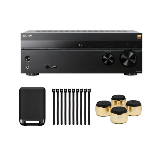 Sony STR-AN1000 7.2 Channel 8K AV Receiver with 300W Wireless Subwoofer Bundle
