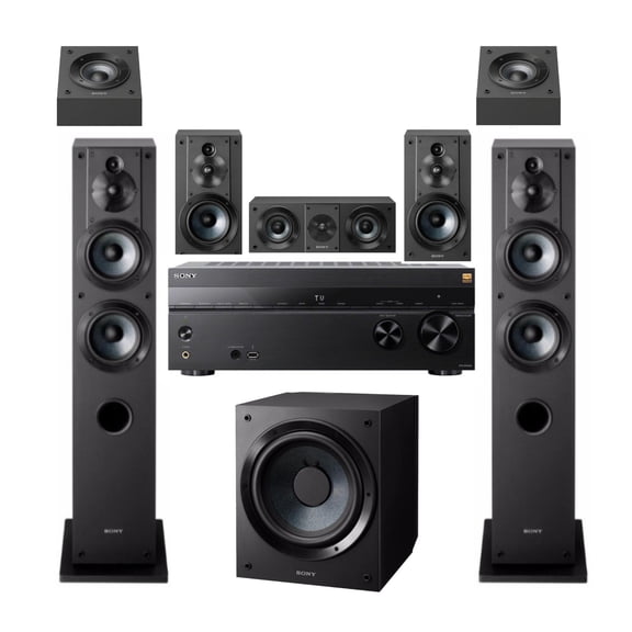 Sony STR-AN1000 7.2 Channel 8K AV Receiver with Sony Speakers Bundle
