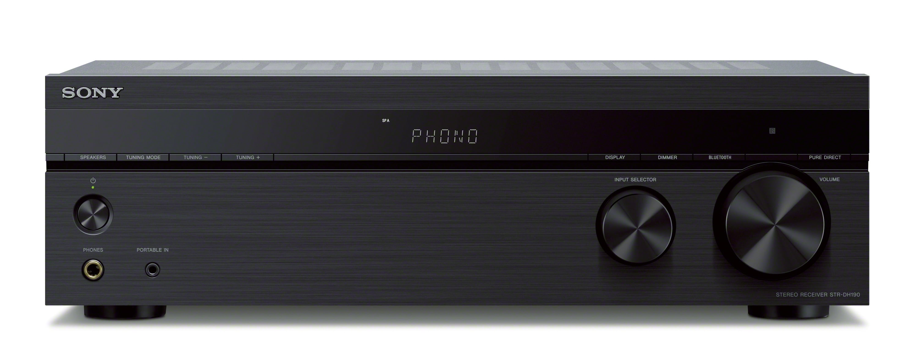 Sony STR-DH190 Bluetooth Home Stereo Receiver With AV Sound