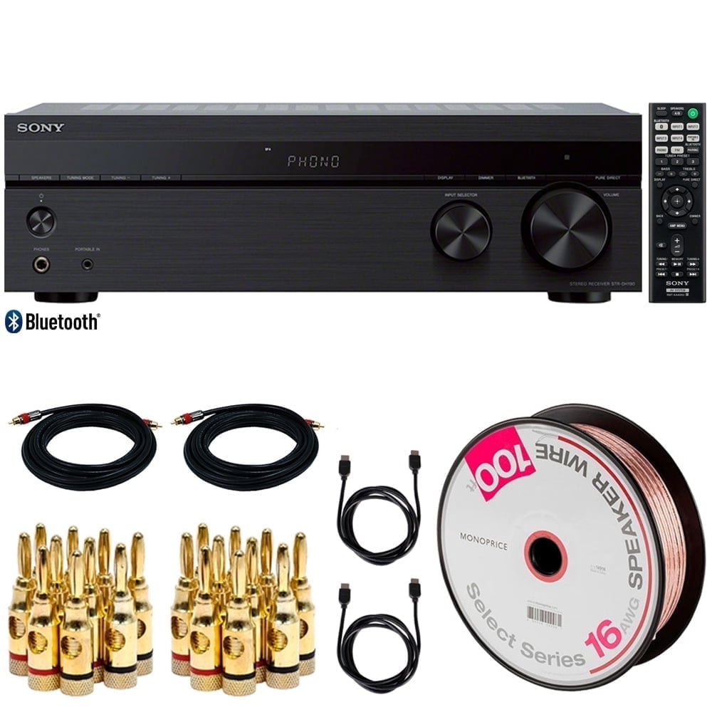 Sony STRDH190 2-Ch Stereo Receiver w/Phono Inputs and Bluetooth