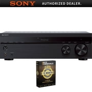 Sony STRDH190 2-Ch Stereo Receiver with Phono Inputs and Bluetooth Bundle with Deco Essentials 12 Month CPS Enhanced Protection Pack