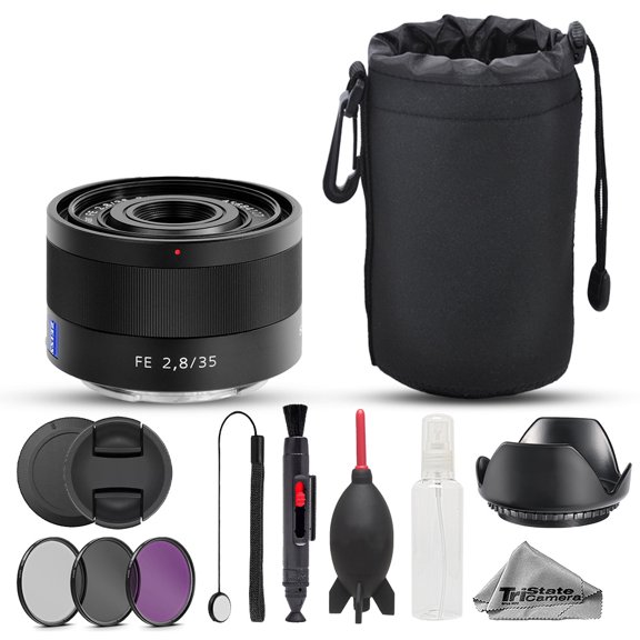 Sony Sonnar T* FE 35mm f/2.8 ZA Lens - 10pc Advanced Bundle (International Version)