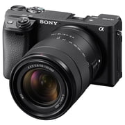 Sony Alpha a6400 Mirrorless Digital Camera with 18-135mm Lens - Bundle with Shoulder Bag, 32GB SD Card, Cleaning Kit, Card Reader, SD Card Case, Corel PC Software Kit, 55mm Filter Kit