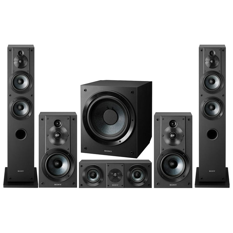 SONYホームシアター5.1 Sony 5.1-Channel Home Theater Speaker Set with Rear Stereo