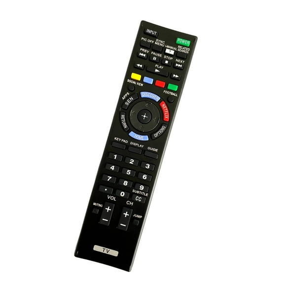 Sony TV Replaced REMOTE FOR SONY TV KDL-60R510A KDL-32BX300