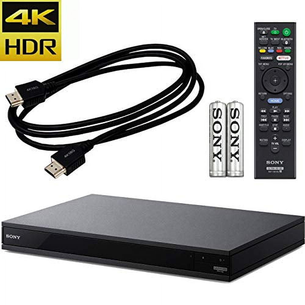 Reproductor de Blu Ray 4K Ultra HD de Sony con HDR 4K y cable HDMI